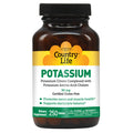 Country Life Potassium 99Mg 250 Tablets Certified Gluten Free