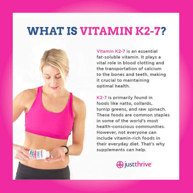 Just Thrive Vitamin K2-7 320 Mcg - 30-Day Supply