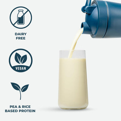 Kinetica Kinetica Vanilla Flavour Plant Protein 1kg | Blend of Pea and Rice Protein | Vegan | 23g Protein per Serving 33 Servings.