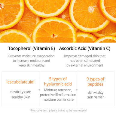 JMsolution Glory Aqua Tocopherol Vitamin C Mask -Hyaluronic acids-Vitamine C, E -Moisutre Hydrating elasticity care skin vitality for all skin type