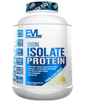 Evlution Nutrition 100% Isolate, Whey Isolate Protein Powder, 25 G of Fast Absorbing Protein, No Added, Low-Carb, Gluten-Free (Vanilla Ice Cream, 5 LB)