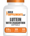 Bulksupplements.Com Lutein With Zeaxanthin Softgels - Zeaxanthin Plus Lutein, Lutein And Zeaxanthin Supplements, Eye Vitamins - Gluten Free, 1 Softgel Per Serving, 120 Softgels