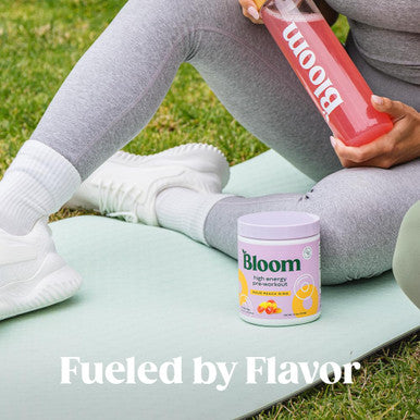 Bloom Nutrition High Energy Pre Workout Powder Amino Energy with Beta Alanine Ginseng & L Tyrosine Natural Caffeine Powder from Green Tea Extract Sugar Free & Keto Drink Mix (Sour Gummy)