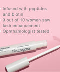 Neutrogena Healthy Lashes Lash Enhancer Serum Formulated with Biotin & Peptides; Nourishing & Conditioning Serum to Enhance the Look of Lashes, 0.08 oz