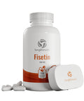 LongLifeNutri Fisetin Supplement 100Mg 120 Vegetarian Capsules | Natural Bioflavonoid Polyphenols | Aging And Longevity Powder Pills | Senolytic Sirtuin Activator | Energy Levels | Rhus Succedanea