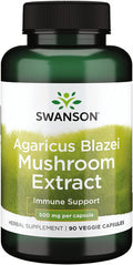 Swanson Agaricus Blazei Mushroom Extract 500 Mg 90 Caps