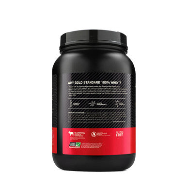 Optimum Nutrition Gold Standard 100% Whey Protein Powder From Whey Isolates Vanilla Ice Cream - 2 Pound