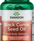 Swanson Black Cumin Seed Oil 500 Milligrams 60 Liq Vegcap