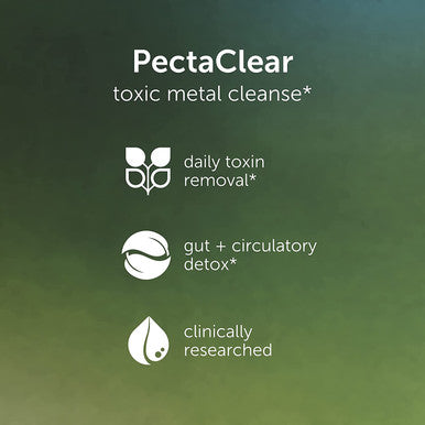 EcoNugenics PectaClear Healthy Detoxification Supplement with Modified Citrus Pectin and Alginate Provides Safe and Natural Support Against Environmental Toxins and Pollutants 60 Capsules