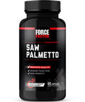 Force Factor Saw Palmetto for Men, Saw Palmetto Extract for Prostate Health, Urinary Function, & Hair Growth, Fast-Acting Formula with BioPerine for Superior Absorption, 60 Capsules