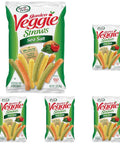 Sensible Portions Garden Veggie Snacks Veggie Straws Gluten Snack Size Sea Salt 1 Oz (Pack of 24)