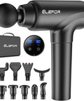 Massage Gun Deep Tissue,Percussion Massager Gun For Athletes Muscle Massage Gun For Pain Relief With 10 Massage Heads & 20 Speeds (Matte Black)