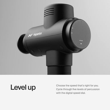 Hyperice Hypervolt 2 Pro and Heated Head - Featuring Quiet Glide Technology - Handheld Percussion Massage Gun | 5 Speeds 5 Interchangeable Heads | Helps Relieve Sore Muscles and Stiffness