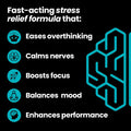 Neuroq Calm Thinking Gummies - Relaxation Support, Calm & Focus - With Sensoril Ashwagandha, Gaba, L-Theanine, Lemon Balm & Chamomile - 30 Day Supply / 90 Gummies