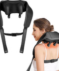 Neck Massager, Cordless Deep Tissue 6D [Noiseless Long Life] Hand Kneading Shoulder Massager With Heat, Portable Shiatsu Electric Massager For Relax Muscles Home & Office & Car Use
