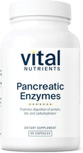 Vital Nutrients Pancreatic Enzymes 1000mg (Full Strength) | Pancreatin Digestion Supplement with Protease Amylase & Lipase | Digestive Enzymes | Gluten Dairy and Soy | 90 Capsules