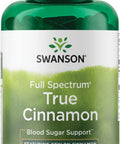 Swanson Full Spectrum True Cinnamon - Herbal Supplement - (120 Capsules 300mg Each)