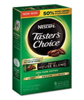 Nescafe Taster's Choice Decaf, House Blend Instant Coffee Single Serve Sticks, 16 Count (Pack of 1)