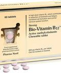 Bio Vitamin B12 Tablets By Pharma Nord - Active Methylcobalamin 60 Vegan Chewable Tablets