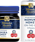 Manuka Health Bundle, UMF 13+/ MGO 400+ Manuka Honey (8.8oz Jar) and UMF 6+/MGO 115+ On-The-Go Packets (12 Count), Superfood, Authentic Raw Honey from New Zealand