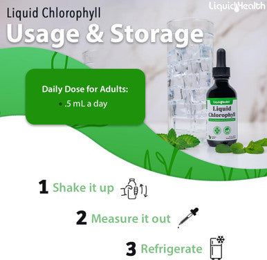 Liquidhealth Liquid Chlorophyll Drops & Children's Complete Multiple Daily Multivitamin Bundle - Internal Deodorizer Stop Bad Breath Reduce Body Odor Immune Support Overall Health - Vegan Non-GMO
