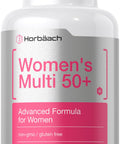 Horbaach Women's Multivitamin 50 Plus 60 Coated Caplets Advanced Vitamin Formula NonGMO and Gluten Free Supplement