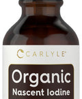 Organic Nascent Iodine Liquid Drops | 2 Fl Oz | Vegan Supplement | Non-Gmo, Gluten Free | By Carlyle