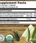 Organic Selenium 200 Mcg With Iodine And Silica All From Certified Organic Whole Foods - Two Month Supply