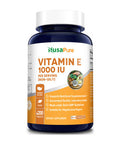 Vitamin E 1000 IU 200 Tablets (Non-GMO & Gluten-Free) - Mixed Tocopherols
