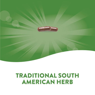 Nature'S Way Premium Herbal Pau D'Arco Inner Bark, Traditional South American Ingredient, 1,090 Mg Per Serving, 100 Capsules