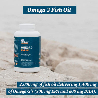 Dr. Tobias Omega 3 Fish Oil and Adult Multivitamin Includes Probiotics and PlantBased Enzymes Promoting Overall Health Made with Wholefoods