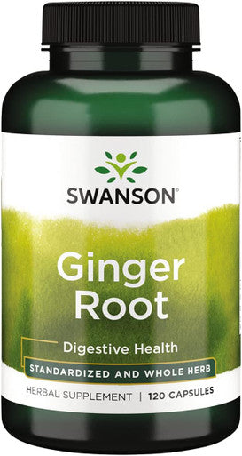 Swanson Ginger Root (Standardized) 250 Milligrams 120 Capsules