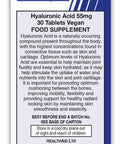 Health Aid Hyaluronic Acid 55Mg <B>New</B> 30 Tablets