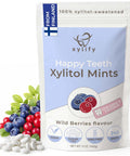 Xylitol Mints for Oral Care - Apple flavor, with Xylitol and Erythritol, Sugar Free Candy, Happy Teeth dental mints from Finland, 5 oz - 265 mints