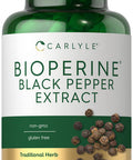 Carlyle Bioperine 10Mg | 120 Capsules | Non-Gmo & Gluten Free | Sourced From Black Pepper Extract | Supports Curcumin Powder Abso