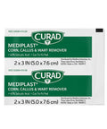 Curad - CUR01496 Mediplast (25 Pads) Corn Callus & Wart Remover 40% Salicylic Acid Pads for topical removal of corns callus or plantar warts