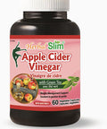 Herbal Slim Apple Cider Vinegar (200mg) with Green Tea Extract (225mg), 60 Vegetable capsules, Non-GMO, Made In Canada