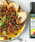 Grove Extra Virgin Avocado Oil - Plant Based, Vegan, Gluten Free, 100% Natural, Cold Pressed, High Smoke Point, 16 Whole Avocados in Every Bottle (8.4oz, 250ml)
