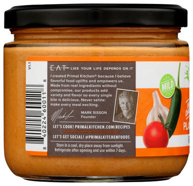 Primal Kitchen Mild Queso Dip Plant Based Dip Whole30 Vegan Keto & Paleo Soy Dairy Sugar Gluten 11.5 Ounce (Pack Of 6)