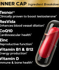Gnc Mega Men Mega Men - Ultra Testosterone Free & Total Test Booster - 120 Capsules