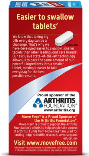 Move Free Advanced Plus MSM Vitamin D 80 Tabs By Schiff/Bio Foods