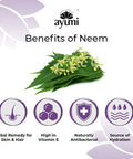 Ayumi Pure Neem Oil, Herbal Remedy For Skin & Hair, High in Vitamin E to Soothe Dry & Damaged Skin, Restores the Skin's Natural Elasticity - 1 x 100ml