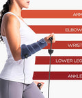 Heated Arm Wrap Leg Heating Pad Wrap Heating Pad With 78" Long Charge Cord Heating Pad Sleeve For Arm Around Heating Pad For Elbow, Wrist, Ankle, Arm