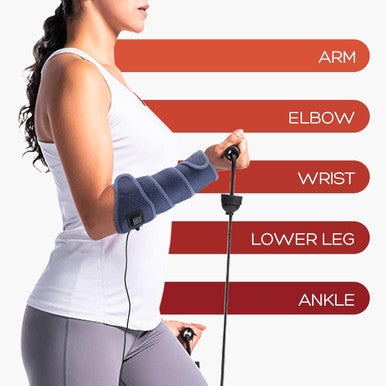 Heated Arm Wrap Leg Heating Pad Wrap Heating Pad With 78" Long Charge Cord Heating Pad Sleeve For Arm Around Heating Pad For Elbow, Wrist, Ankle, Arm