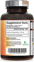 Caralluma Fimbriata Extract Highly Concentrated 1200mg - Natural Endurance Support, Best Vegan Supplement for Men & Women, Non-GMO - 120 Capsules