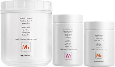 Codeage Multi Collagen Protein Capsules & Powder Peptides + Women s Daily Multivitamin Bundle 25+ Multivitamins & Minerals Omega-3 Enzymes Probiotics Vitamin C Zinc Biotin Non-GMO Supplement