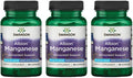 Swanson Albion Chelated Manganese 10 Milligrams 180 Capsules (3 Pack)