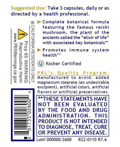 Premier Research Premier Reishi Immune- 90 Plant-Source Capsules