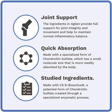 Utzy Naturals Agilen | Joint Support Supplement W/Glucosamine & Chondroitin (As Cs-Bbioactive) | Hyaluronic Acid (As Mobilee) | 90 Capsules | 3Rd Party Tested