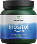 Swanson 100% Pure Inositol Powder - Natural Supplement Promoting Focus & Relaxation - Nerve & Cellular Support- (8oz)